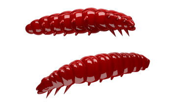 LIBRA LURES LARVA 35 mm Cheese, 12 Stück, 021 ,  Red